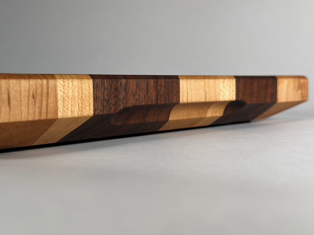 Wave Check - End Grain Cutting Board