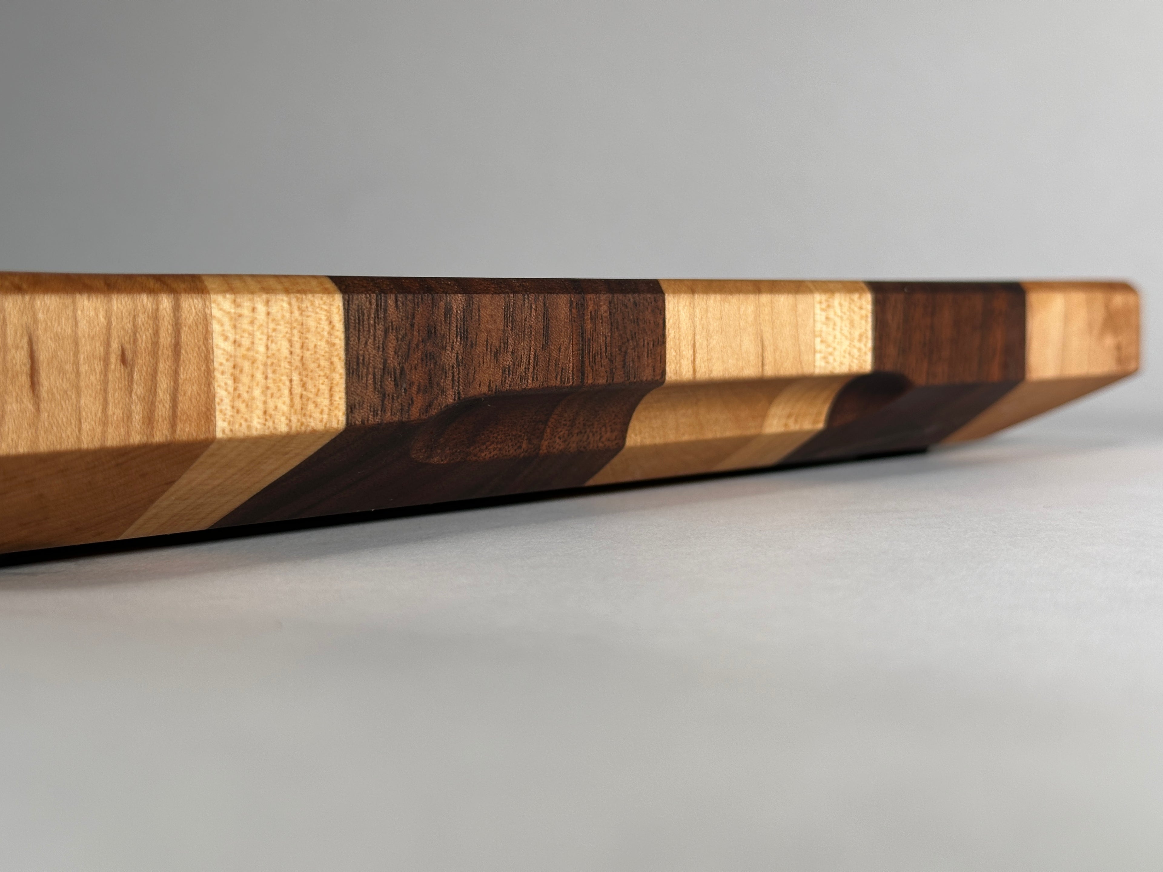 Wave Check - End Grain Cutting Board