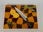 Wave Check - End Grain Cutting Board