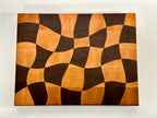 Wave Check - End Grain Cutting Board